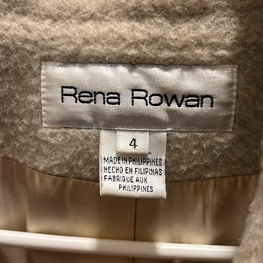 Grey wool Rena Rowan coat - Picture 4 of 5